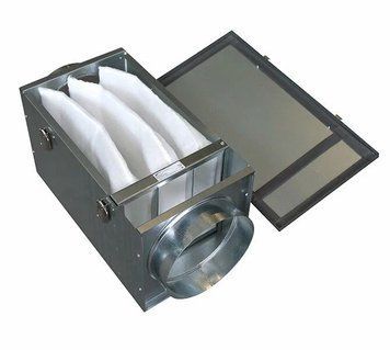 Filtru cu buzunare G4 pentru canal circular 150 mm фбкк150 photo